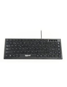 iggual Teclado USB compacto TKL Slim TKL-USB negro