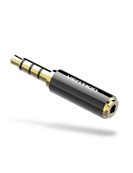 Adaptador Jack Vention BFBB0/ Jack 3.5 Macho - Jack 2.5 Hembra/ Negro