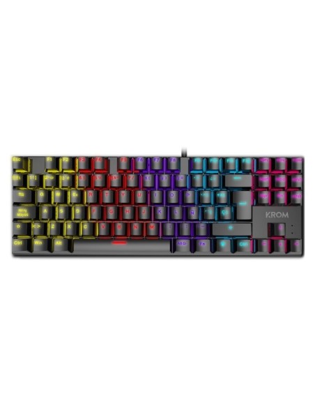 KROM Teclado Gaming NXKROMKASICTKL  TKL RAINBOW