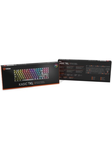 KROM Teclado Gaming NXKROMKASICTKL  TKL RAINBOW