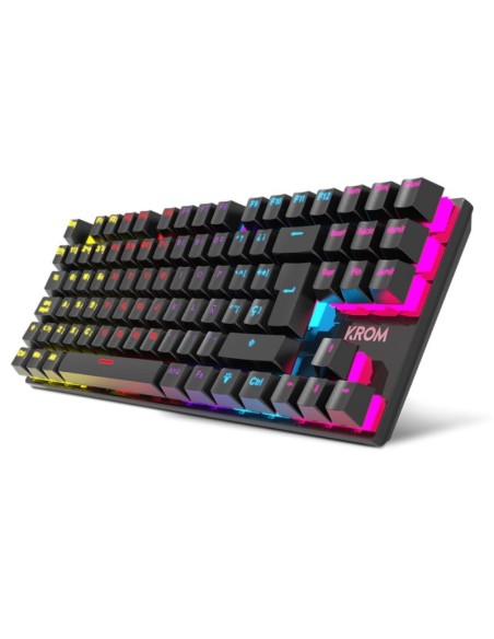 KROM Teclado Gaming NXKROMKASICTKL  TKL RAINBOW
