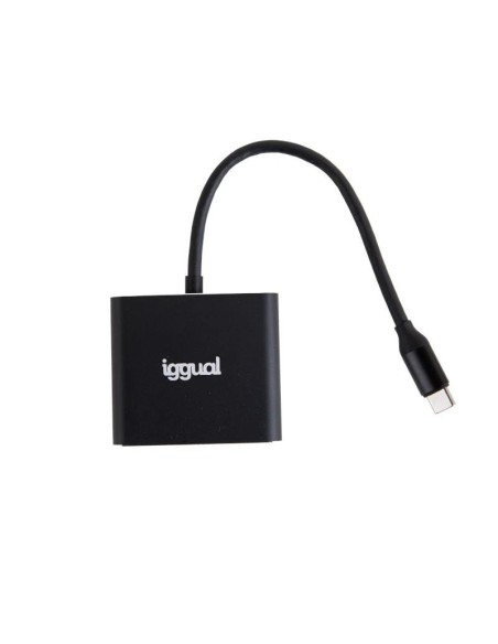 iggual Hub tipo C 3 en 1 HDMI USB3.0 PD100W