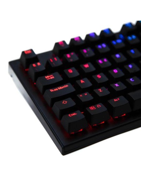 iggual Teclado gaming mecánico OBSIDIAN RGB negro