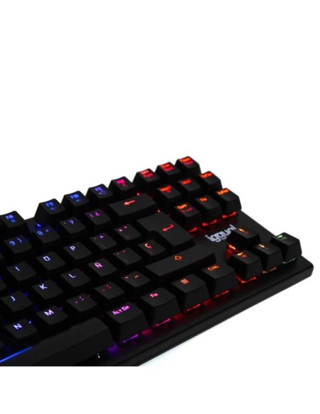 iggual Teclado gaming TKL mecánico ONYX RGB negro