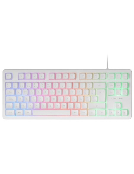 Mars Gaming Teclado MK023 TKL FRGB Blanco