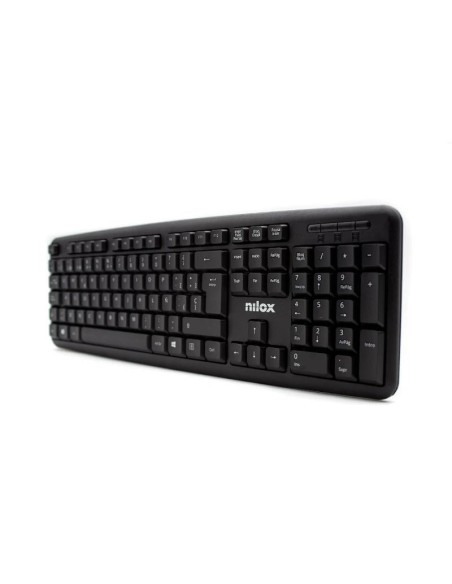 Nilox Teclado Compacto NXKBE000002 Usb Negro