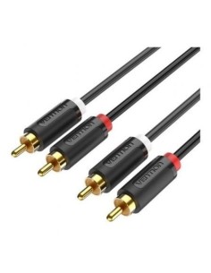 Cable Estéreo Vention BCMBD/ 2x RCA Macho - 2x RCA Macho/ 50cm/ Negro