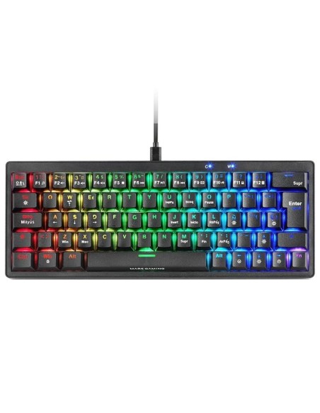 MARS GAMING TECLADO MECÁNICO RGB COMPACTO 60%
