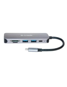 D-Link DUB-2325 5-in-1 USB-C Hub Card Reader