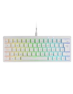 Mars Gaming Teclado MKMINIPRO Mecánico RGB Blanco