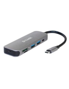 D-Link DUB-2325 5-in-1 USB-C Hub Card Reader 2