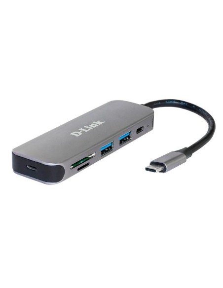 D-Link DUB-2325 5-in-1 USB-C Hub Card Reader