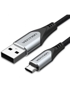 Cable USB 2.0 Vention COCHI/ USB Macho - MicroUSB Macho/ 480Mbps/ 3m/ Negro