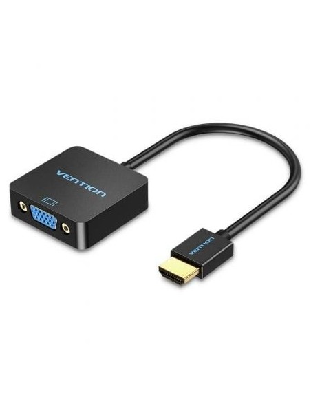 Conversor Vention ACPBB/ HDMI Macho - VGA Hembra/ 15cm/ Negro