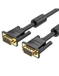 Cable SVGA Vention DAEBL/ VGA Macho - VGA Macho/ 10m/ Negro