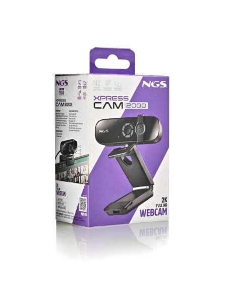 NGS Webcam PC full 2K (2560X1440) Usb 2.0