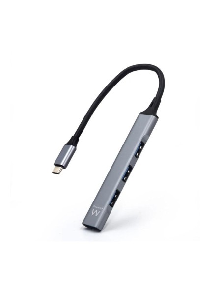 EWENT Hub Slim tipo C 4 puertos