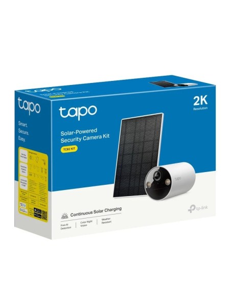 TP-Link TC82 KIT Cámara WiFi 2K Batería Pane Solar