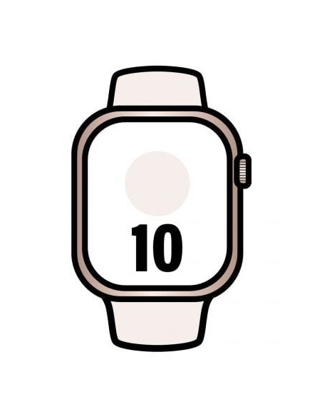 Apple Watch Series 10/ GPS/ Cellular/ 46mm/Caja de Aluminio Oro Rosa / Correa Deportiva Rosa Rubor M/L