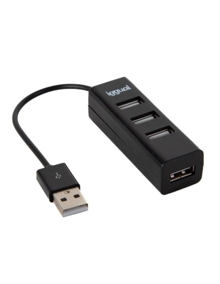 iggual Hub USB 2.0 x 4 puertos HUB-A-4p