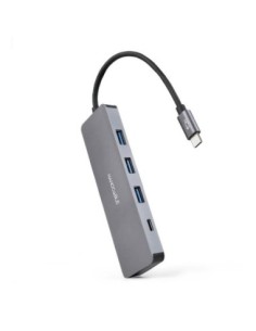Nanocable HUB USB-C a 3xUSB 3.0/H+1xUSB-C/H