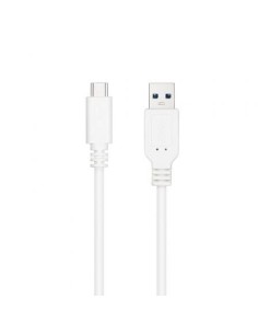Cable USB 3.1 Tipo-C Nanocable 10.01.4001-L150-W/ USB Tipo-C Macho - USB Macho/ 1.5m/ Blanco
