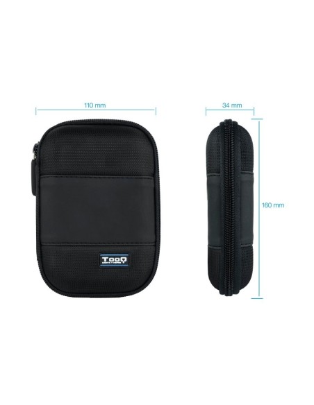 Tooq Funda resistente disco duro de 2.5" Negro