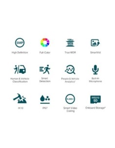 VIGI Cámara IP Domo C250 5MP Plástico Full-Color 4 2