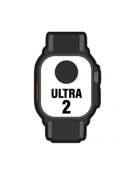 Apple Watch Ultra 2/ GPS/ Cellular/ 49mm/ Caja de Titanio Negro/ Correa Loop Trail Negro M/L