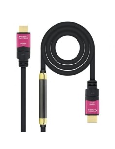 Cable HDMI 2.0 4K Nanocable 10.15.3730/ HDMI Macho - HDMI Macho/ 30m/ Negro