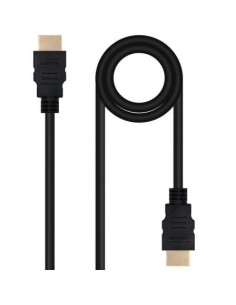 Cable HDMI 2.0 4K Nanocable 10.15.3803/ HDMI Macho - HDMI Macho/ 3m/ Negro