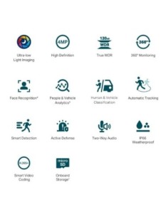 VIGI Cámara IP PT C540S 4MP Plástico Full-Color 4m 2