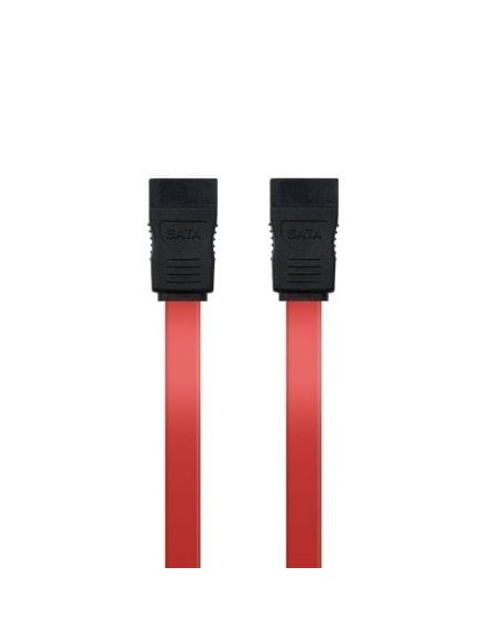 Cable SATA Nanocable 10.18.0101-OEM/ SATA Hembra - SATA Hembra/ 50cm/ Rojo