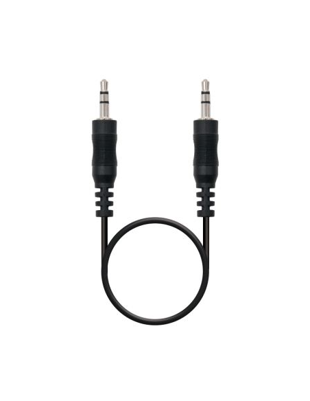 Cable Estéreo Nanocable 10.24.0101/ Jack 3.5 Macho - Jack 3.5 Macho/ 1.5m