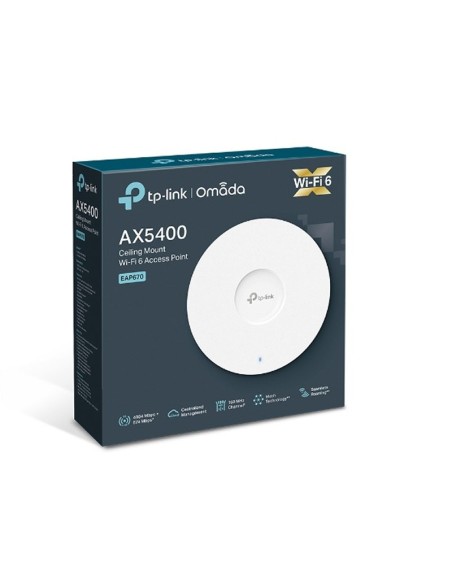 TP-Link EAP670 AP WiFi6 AX5400 Techo Dual 1x2'5GbE