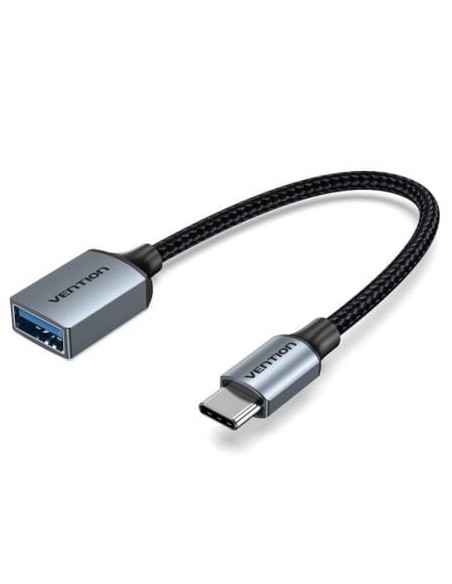 Cable USB 2.0 Tipo-C Vention CCXHB/ USB Tipo-C Macho - USB Hembra/ 15cm