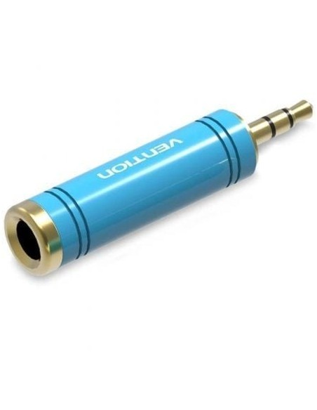 Adaptador Jack Vention VAB-S04-L/ Jack 3.5 Macho - Jack 6.5 Hembra/ Azul
