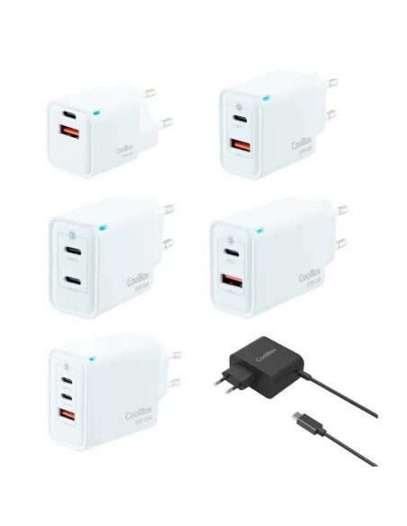 COOLBOX PACK 18 CARGADORES GAN + EXPOSITOR