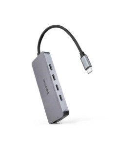 Nanocable HUB USB-C/M a 4xUSB-C/H + USB-C PD 100W