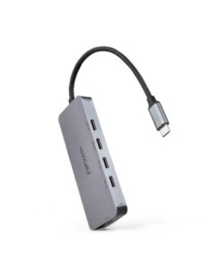 Nanocable HUB USB-C/M a 4xUSB-C/H + USB-C PD 100W 2