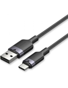 Cable USB 2.0 Tipo-C Vention CTNBH/ USB Tipo-C Macho - USB Macho/ Hasta 60W/ 480Mbps/ 2m/ Negro