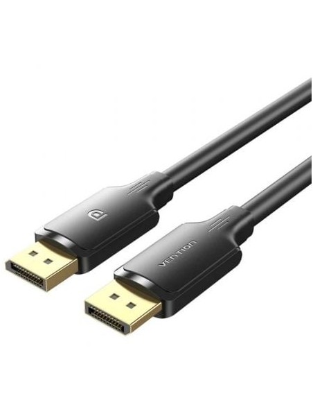 Cable DisplayPort Vention HAKBG/ DisplayPort Macho - DisplayPort 4K Macho/ 1.5m/ Negro