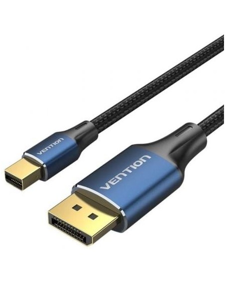 Cable Conversor DisplayPort 1.4 8K Vention HCFLH/ DisplayPort Macho - Mini DisplayPort Macho/ 2m/ Negro y Azul