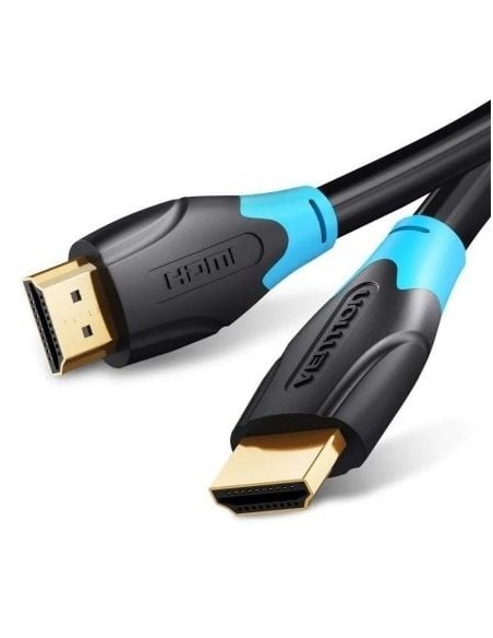 Cable HDMI 2.0 4K Vention AACBK/ HDMI Macho - HDMI Macho/ 8m/ Negro