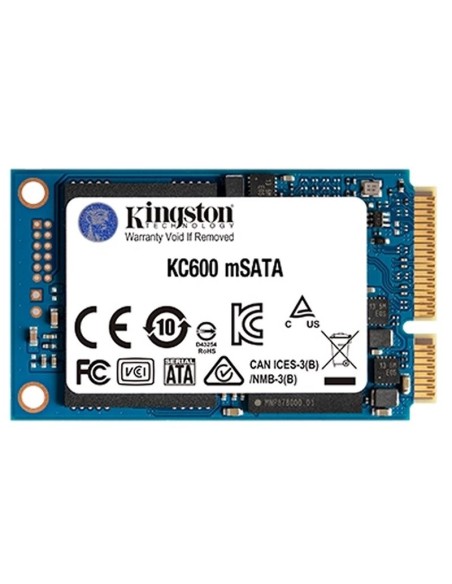 Kingston SKC600MS/512G SSD 512GB TLC 3D mSATA