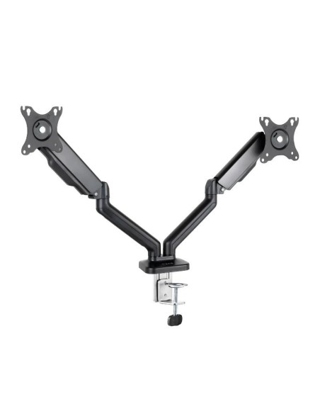 Tooq DB5132TNR-B Soporte mesa 2 brazos 17"-32"