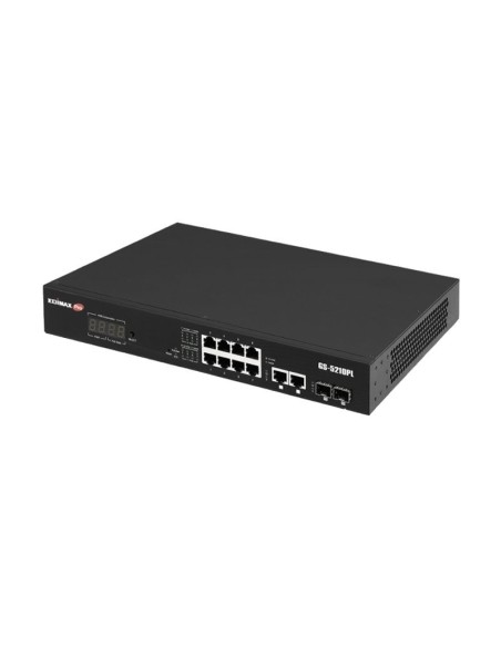 Edimax GS-5210PL Switch 10xGb PoE+ 2xSFP Surve