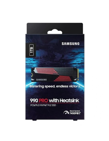 Samsung 990 PRO HeatSink SSD 1TB PCIe 4.0 NVMe M.2