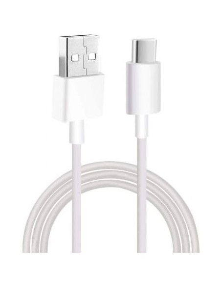 Cable USB 2.0 Xiaomi Mi USB-C/ USB Tipo-C Macho - USB Macho/ 1m/ Blanco