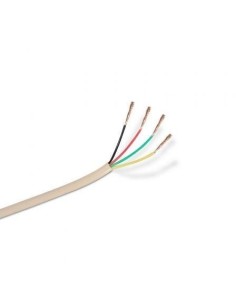 Bobina de Cable de Teléfono Aisens A143-0321 4C/ 100m/ Beige